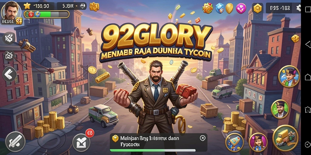 Tampilan gameplay 92GLORY yang seru dan menarik.