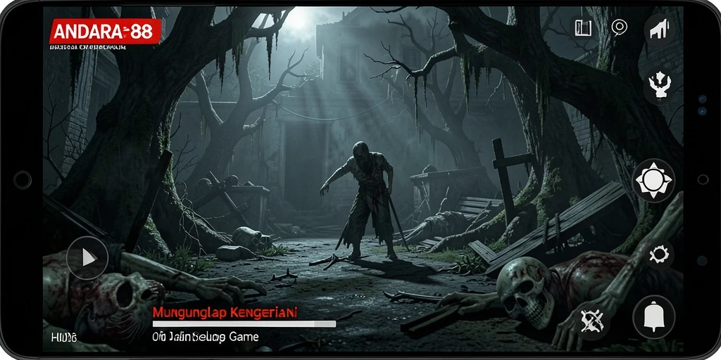 Gameplay menakutkan di ANDARA88 dengan suasana mencekam.