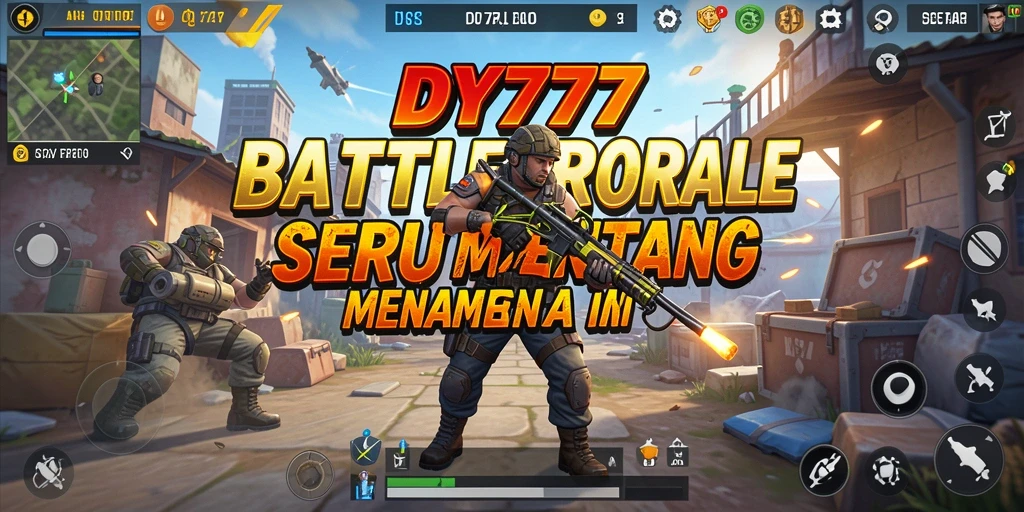 Gameplay seru dari DY777 dalam Battle Royale.