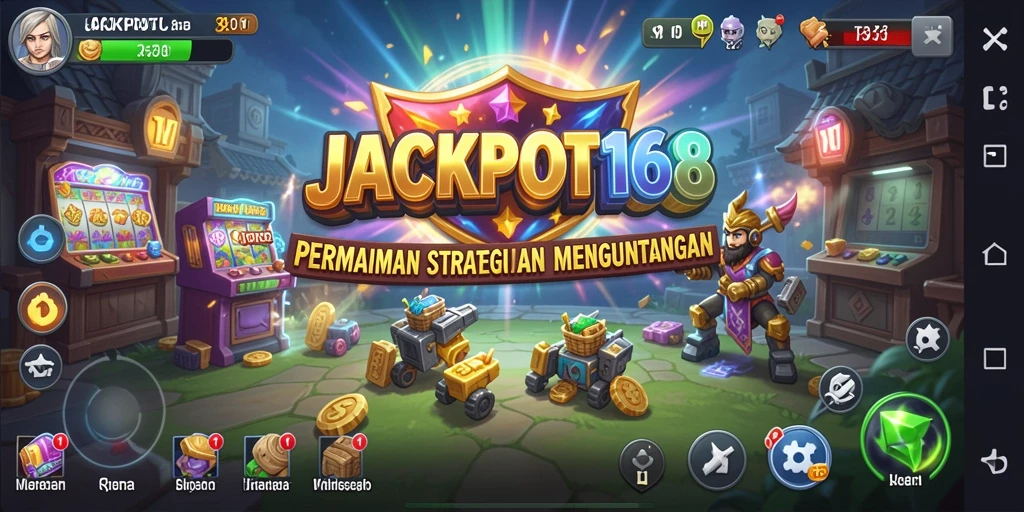 Tampilan menarik dari gameplay JACKPOT168 yang seru.