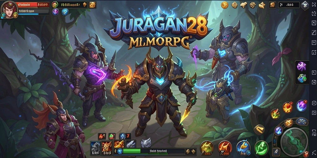 Tampilan gameplay JURAGAN28 yang mendebarkan dengan grafis memukau.