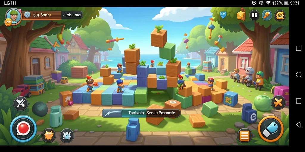 Tampilan gameplay menarik dari LG111 dengan banyak teka-teki seru.
