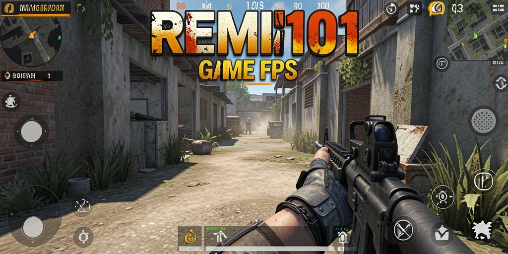 Tangkapan layar gameplay REMI101 yang penuh aksi dan menegangkan.