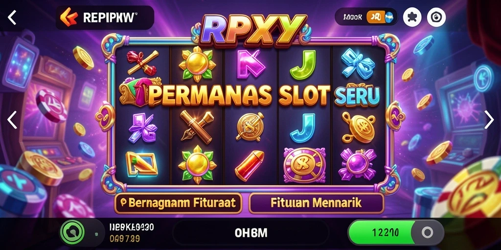 Tampilan seru gameplay Slot di RPYYY, penuh dengan fitur menarik.