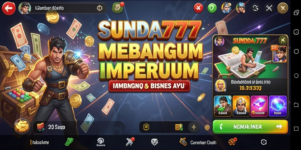 Tampilan gameplay Tycoon yang mendetail di SUNDA777.