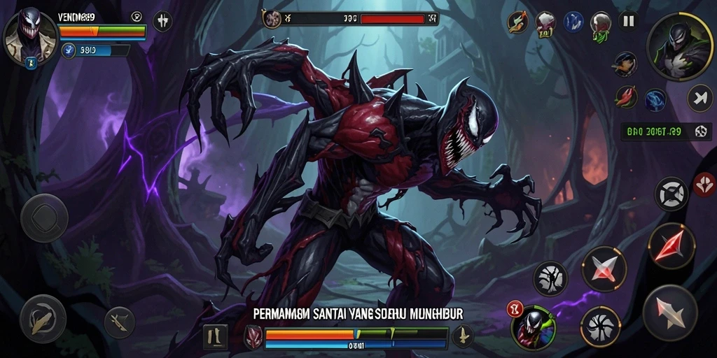 Tangkapan layar utama dari permainan <strong>VENOM889</strong> menunjukkan keseruan gameplay casual.